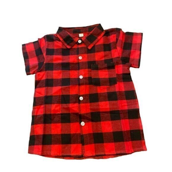 Buffalo plaid‎ shirt for kids - Picture 1 of 5